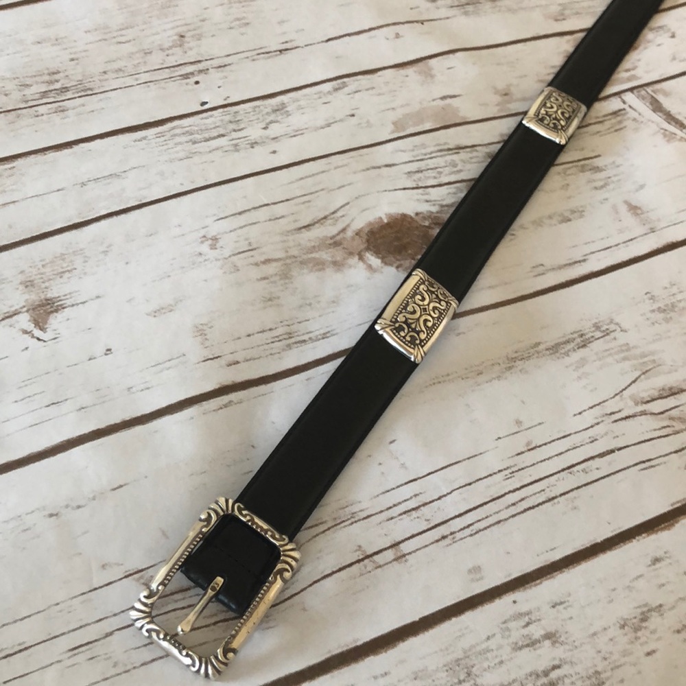 Black & silver medium Fossil belt - Picture 2 of 7